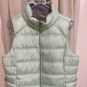 mint green cute vest